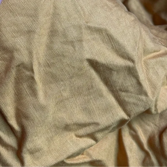 ASTR The Label Vendetti Mustard Puff Sleeve Linen Blend Top size S - Picture 6 of 6